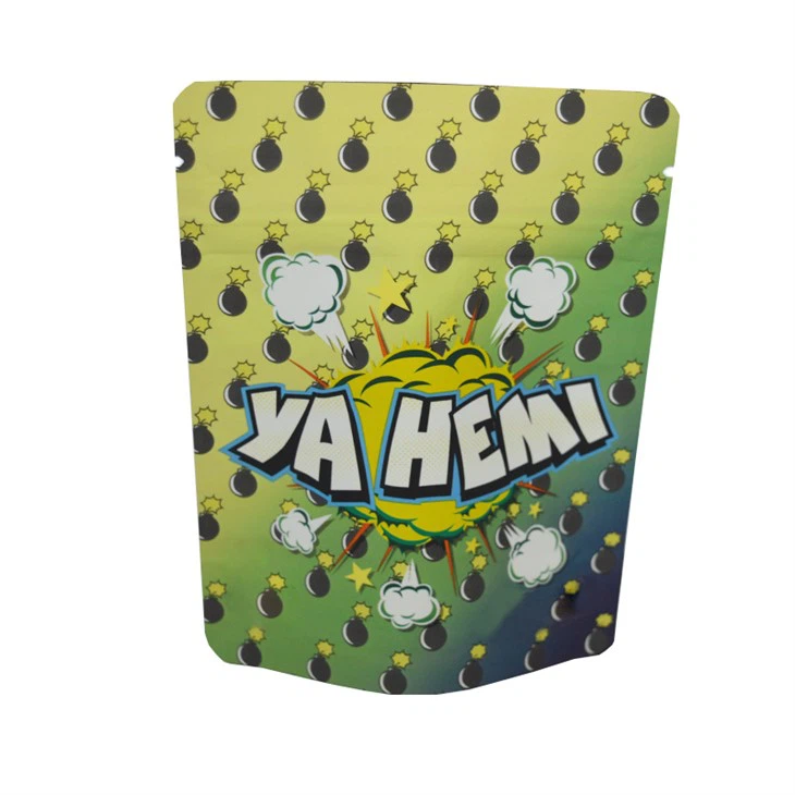 1oz Smell Proof Marijuana Bags Easy Closure With Top Zippers / Custom Printing
