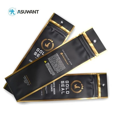 Egyedi nyomtatott cigaretta előtti tekercselés Packaging füst nélküli hőhőzéses ehető táskák