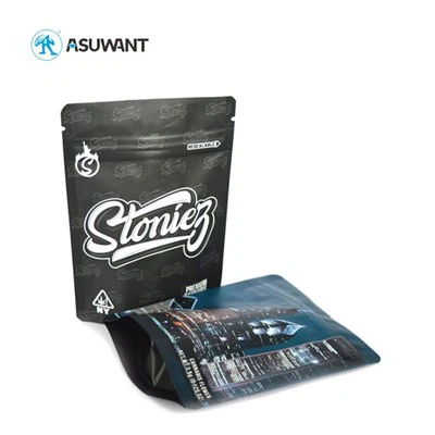 Matt állvány up tasak alumínium fólia mylar táska sütik csomagolás ziplock
